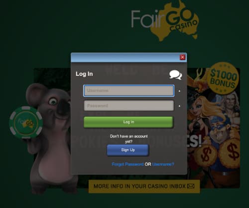 fairgo casino game list